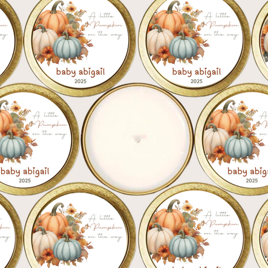 FALL PUMPKIN CANDLE FAVORS