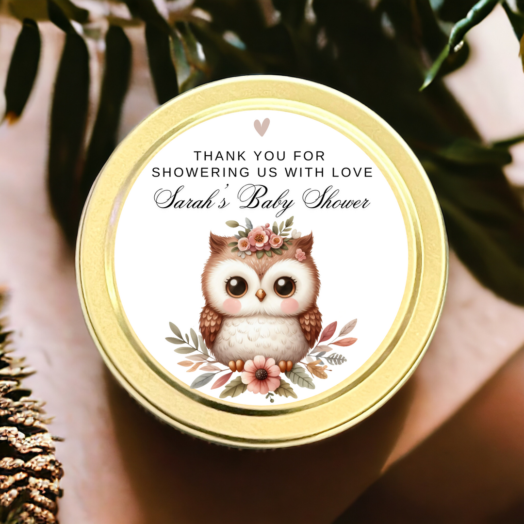 OWL CANDLE FAVORS