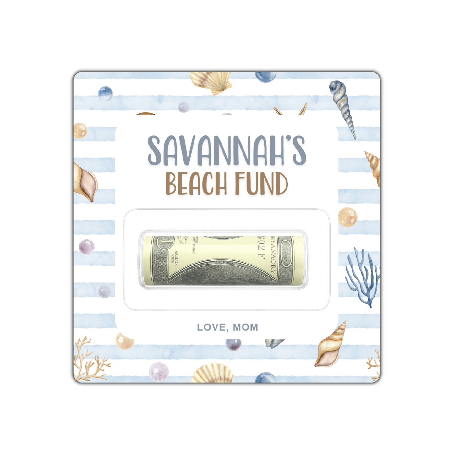 BEACH MONEY CARD HOLDER