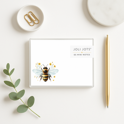 FLORAL BEE MINI NOTES - JOLI JOTS™