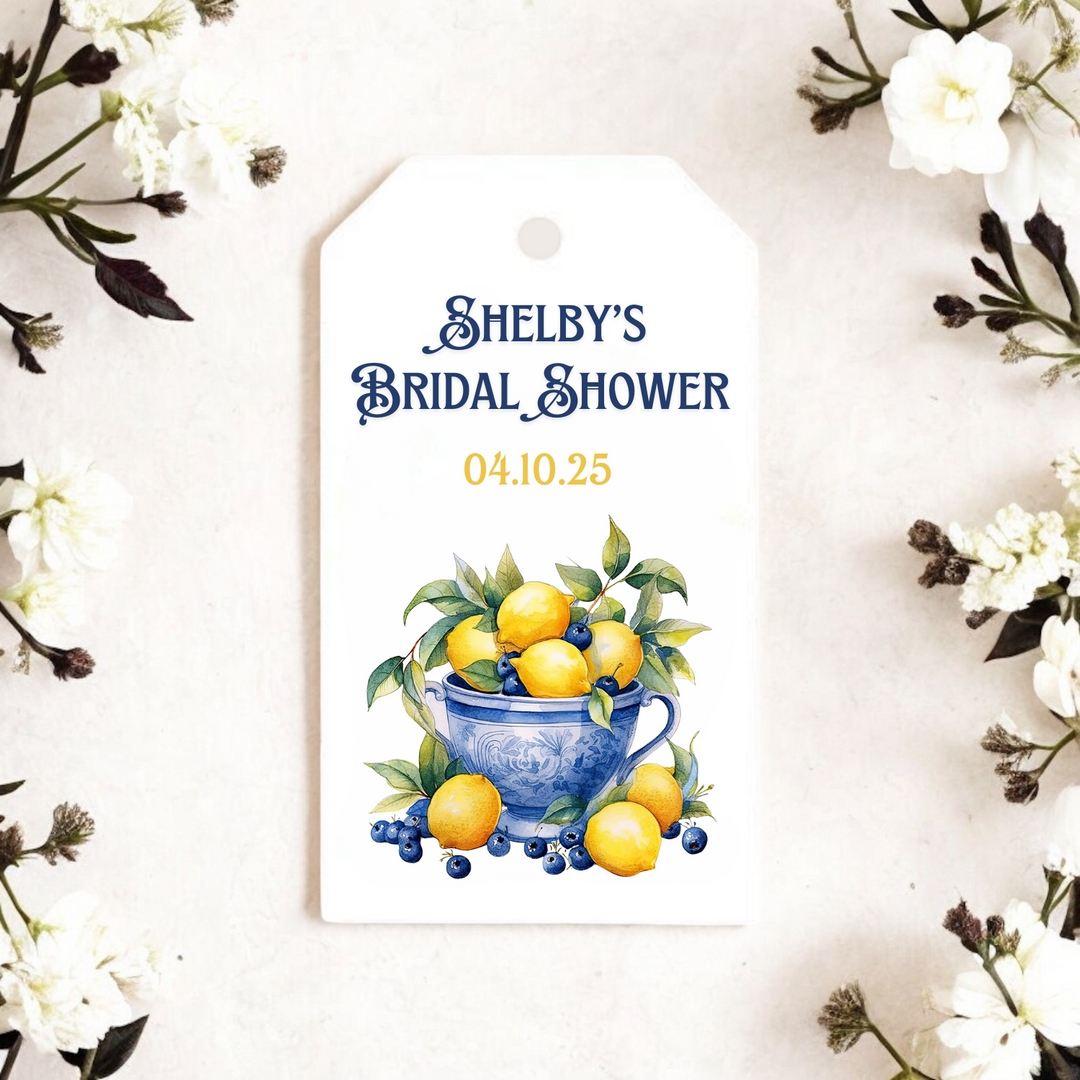 BLUEBERRY LEMON GIFT TAGS