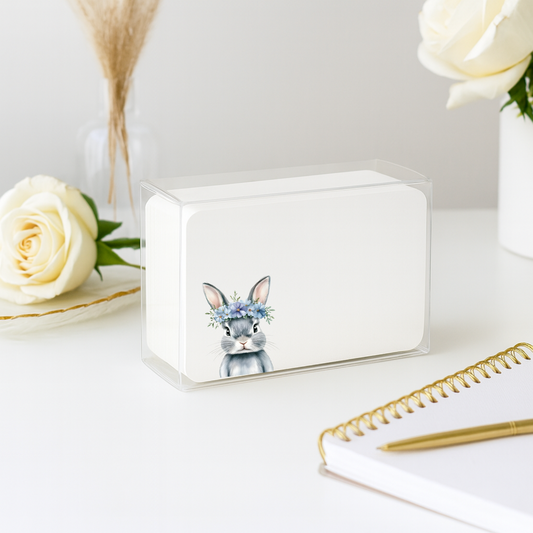 BLUE EASTER BUNNY MINI NOTES