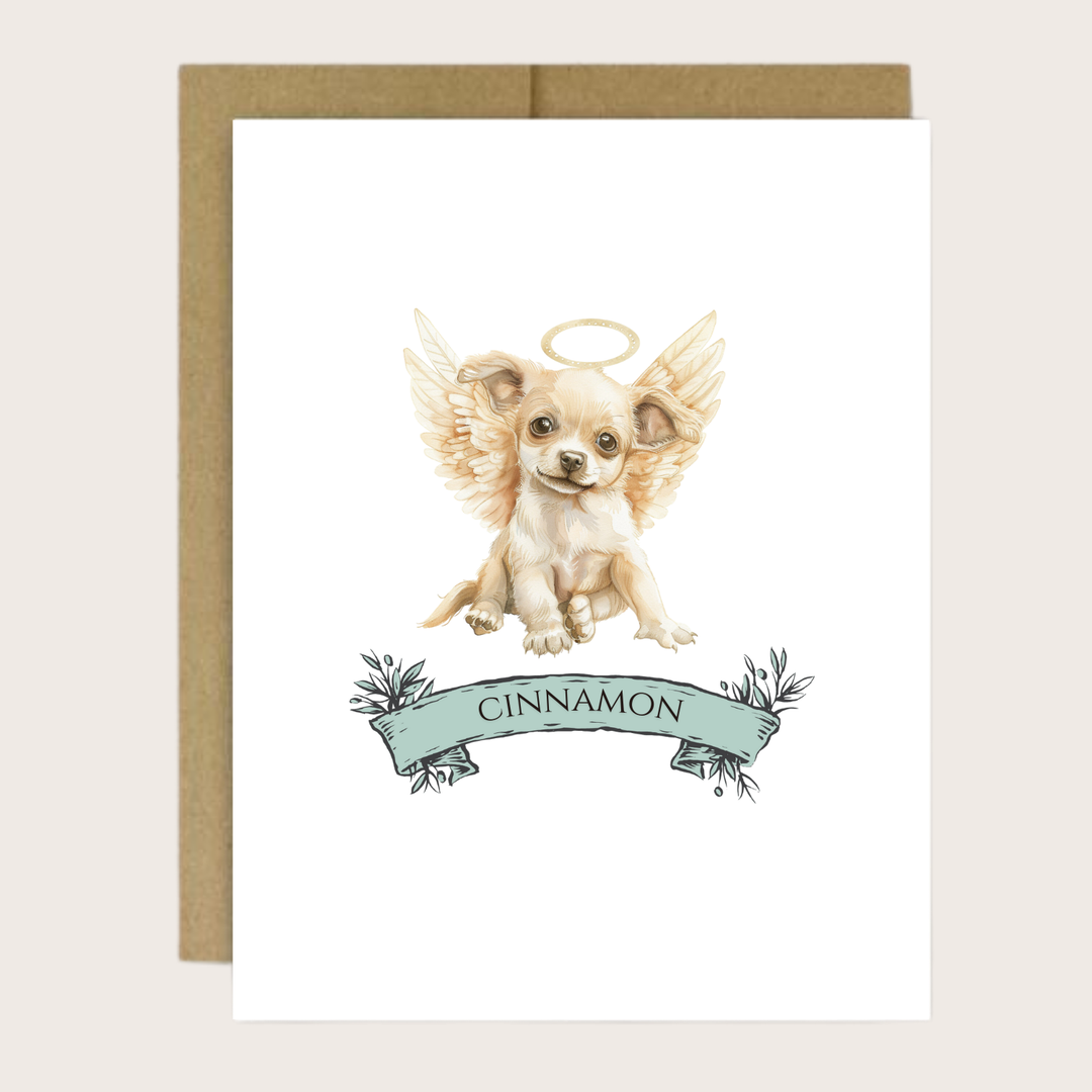 CHIHUAHA MEMORIAL CARD