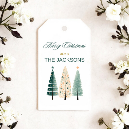CHRISTMAS TREE TRIO GIFT TAGS