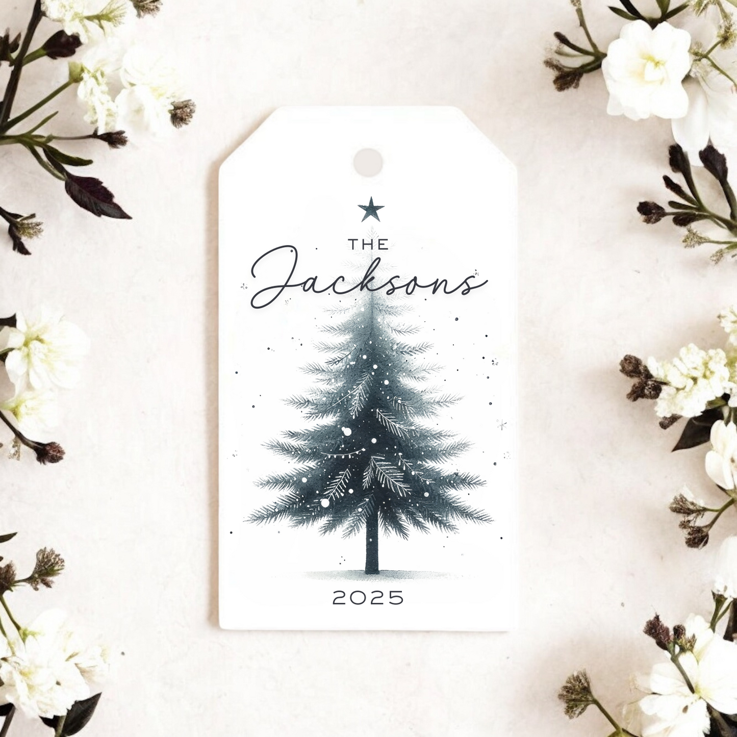 CHRISTMAS TREE GIFT TAGS
