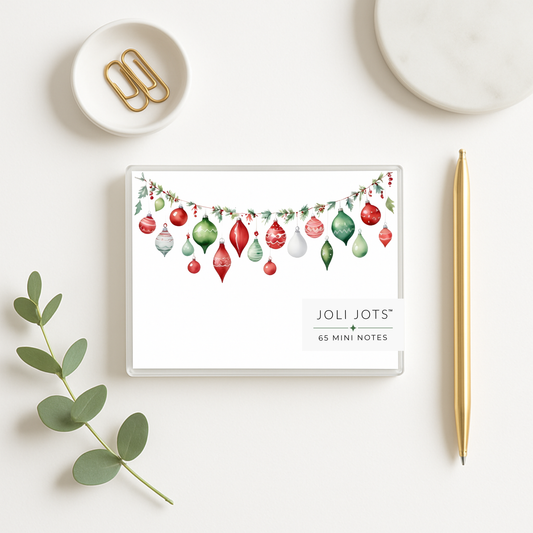 CHRISTMAS ORNAMENTS MINI NOTES - JOLI JOTS™