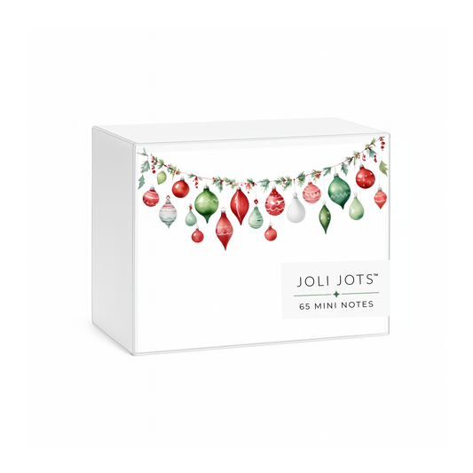 CHRISTMAS ORNAMENTS MINI NOTES - JOLI JOTS™