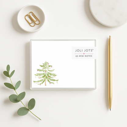 WHIMSICAL CHRISTMAS TREE MINI NOTES - JOLI JOTS™