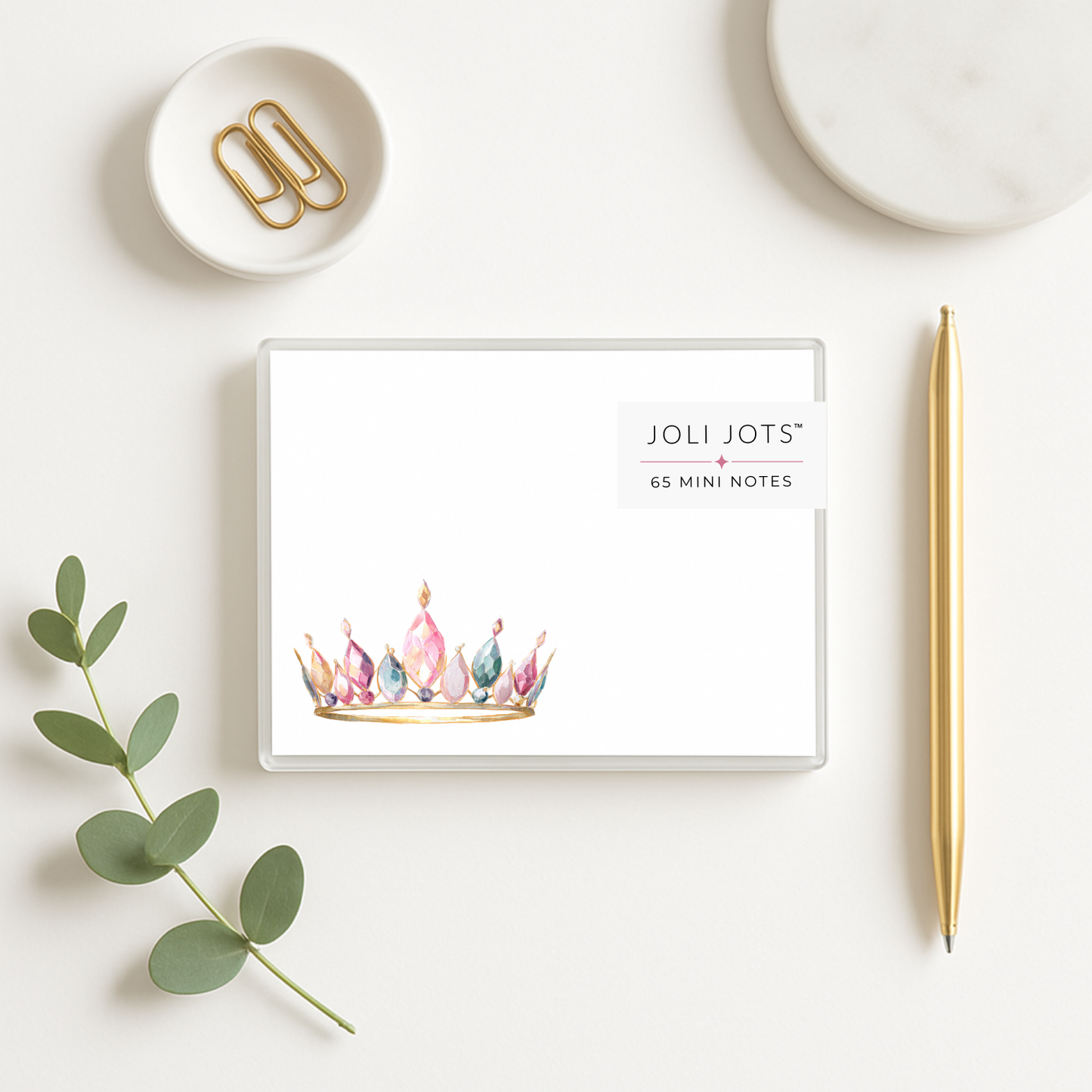 RHINESTONE CROWN MINI NOTES - JOLI JOTS™
