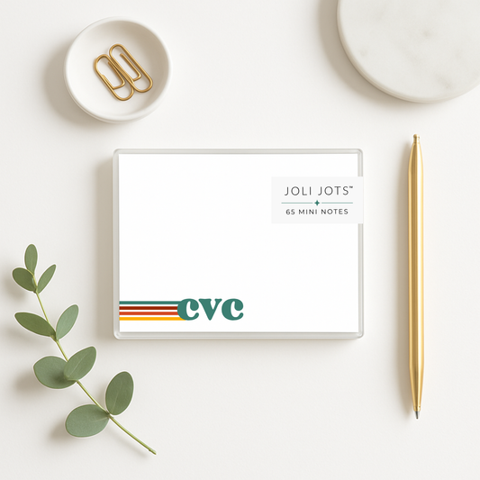 RETRO INITIAL MINI NOTES - JOLI JOTS™