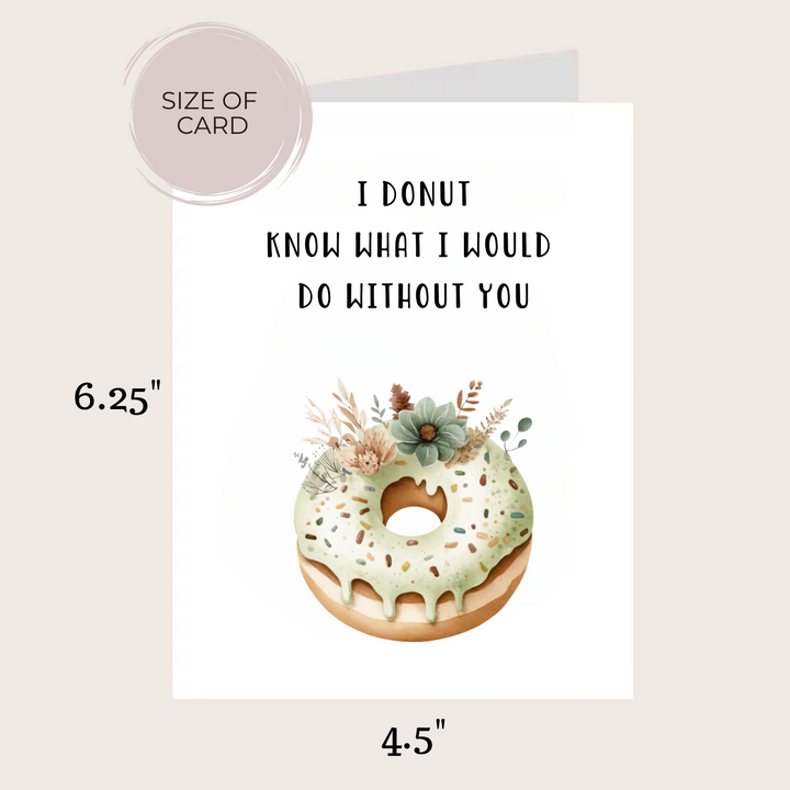 DONUT GREETING CARD