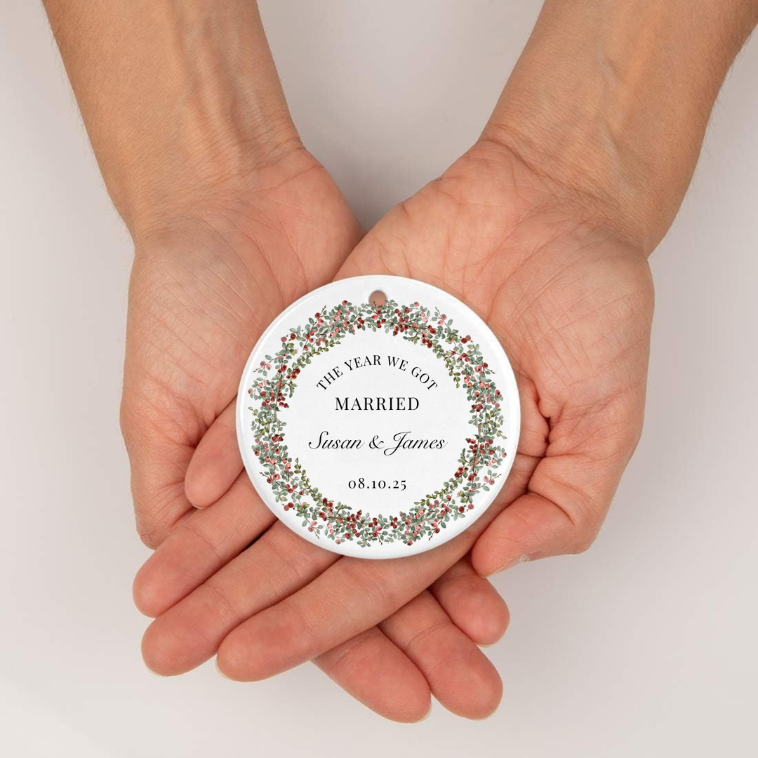 THE YEAR WE GOT MARRIED ORNAMENT