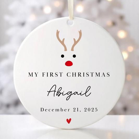 MY FIRST CHRISTMAS ORNAMENT