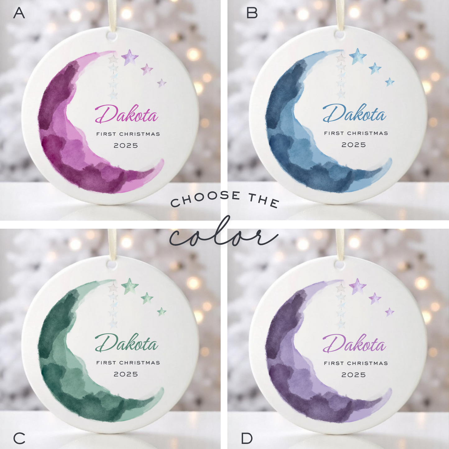 MOON BABY'S FIRST CHRISTMAS ORNAMENT