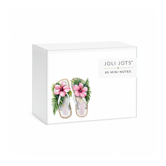 FLORAL FIP FLOPS MINI NOTES - JOLI JOTS™