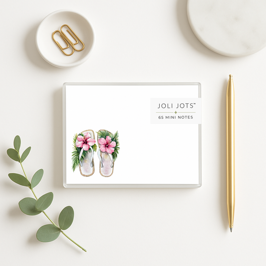FLORAL FIP FLOPS MINI NOTES - JOLI JOTS™