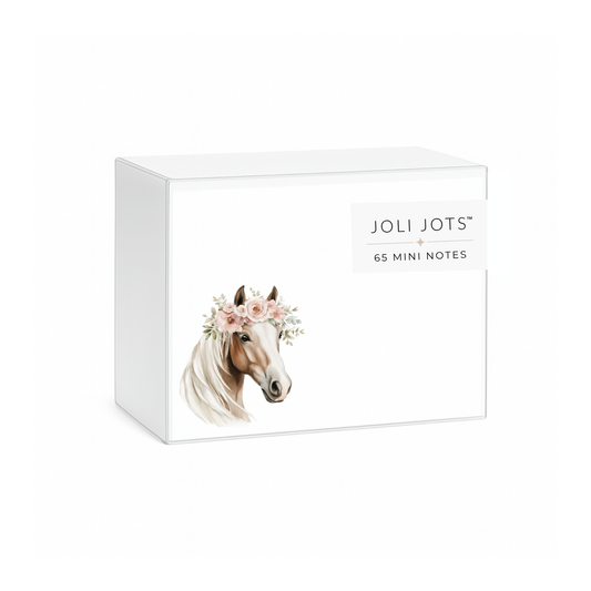 FLORAL HORSE MINI NOTES - JOLI JOTS™