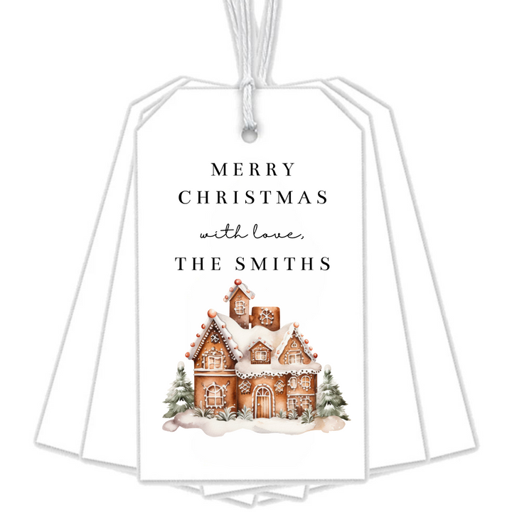 GINGERBREAD HOUSE GIFT TAGS