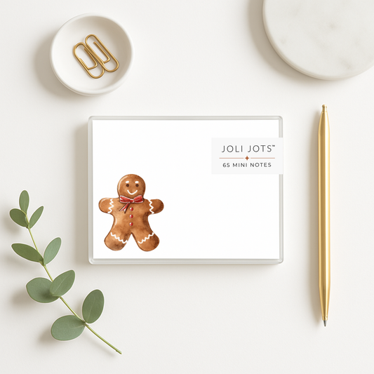 GINGERBREAD MAN MINI NOTES - JOLI JOTS™