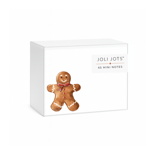 GINGERBREAD MAN MINI NOTES - JOLI JOTS™