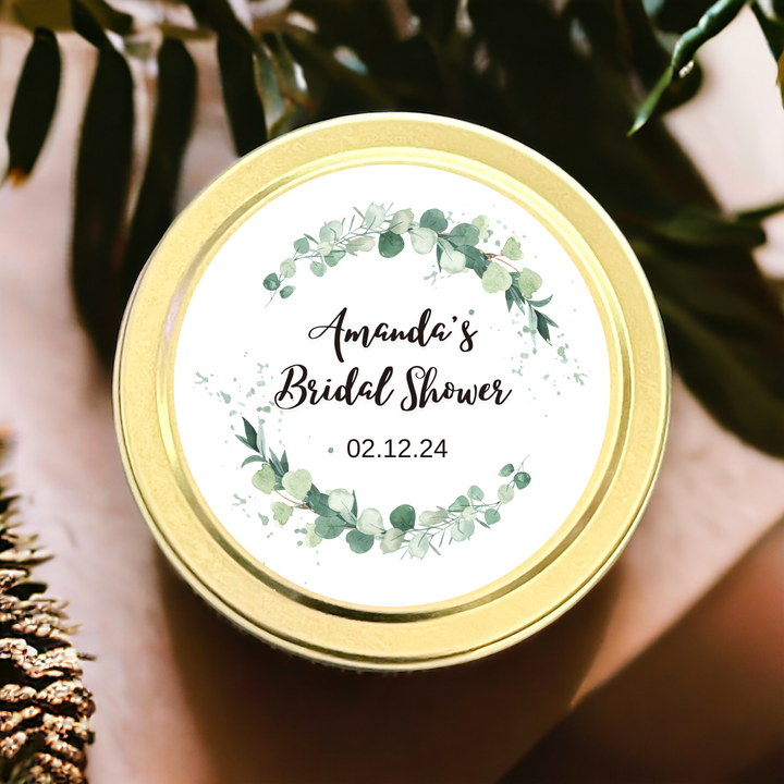 GREENERY CANDLE FAVORS