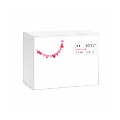 HEART BANNER MINI NOTES - JOLI JOTS™