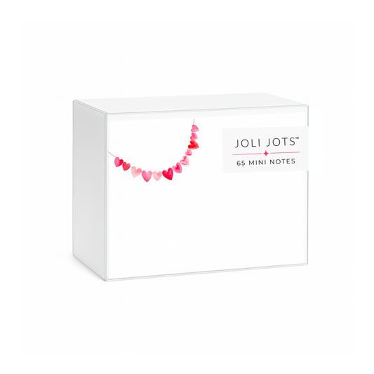 HEART BANNER MINI NOTES - JOLI JOTS™