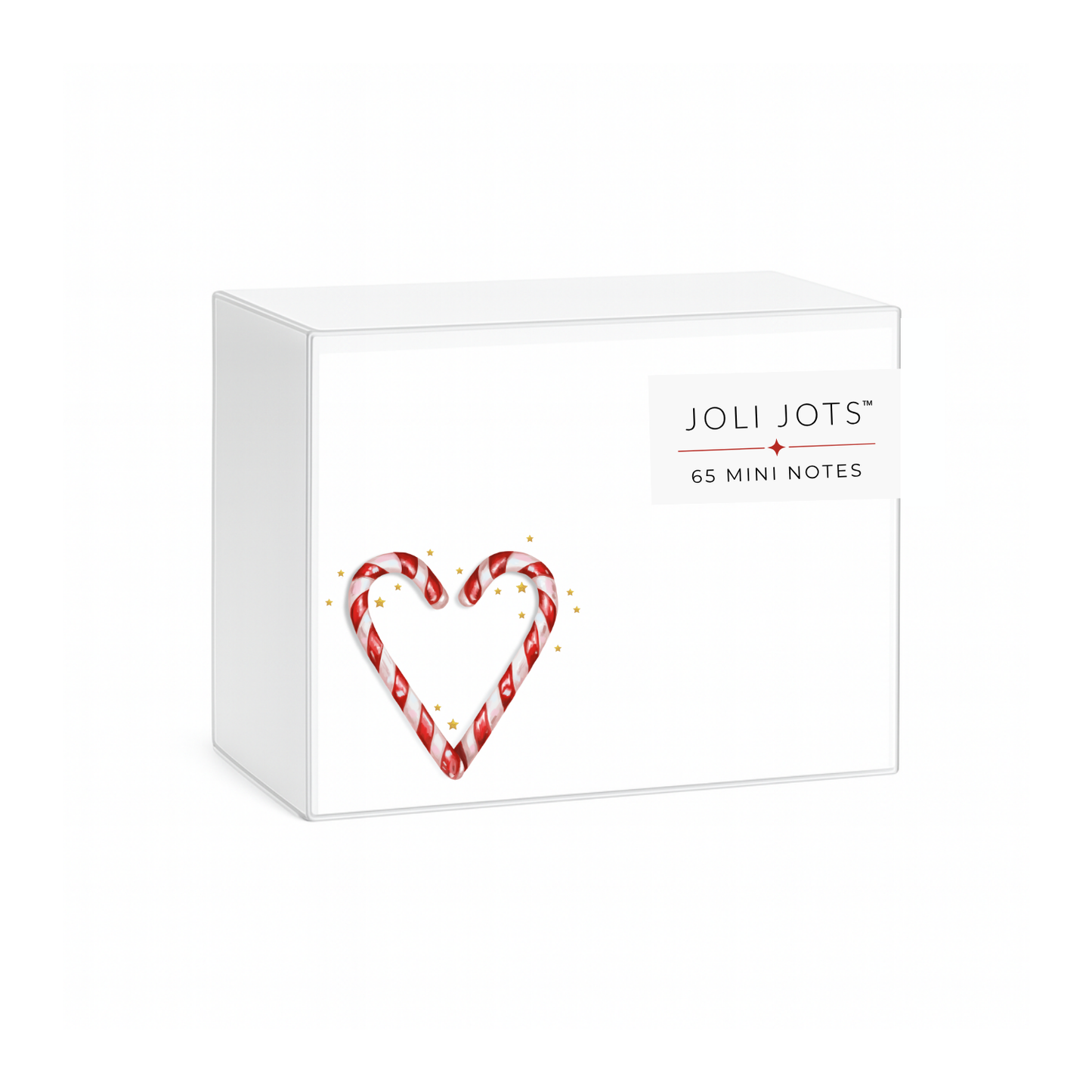 CANDY CANE HEART MINI NOTES - JOLI JOTS™
