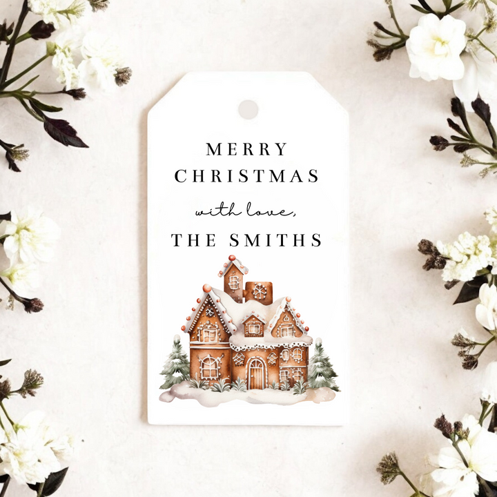 GINGERBREAD HOUSE GIFT TAGS