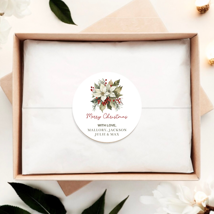 POINSETTIA LABELS