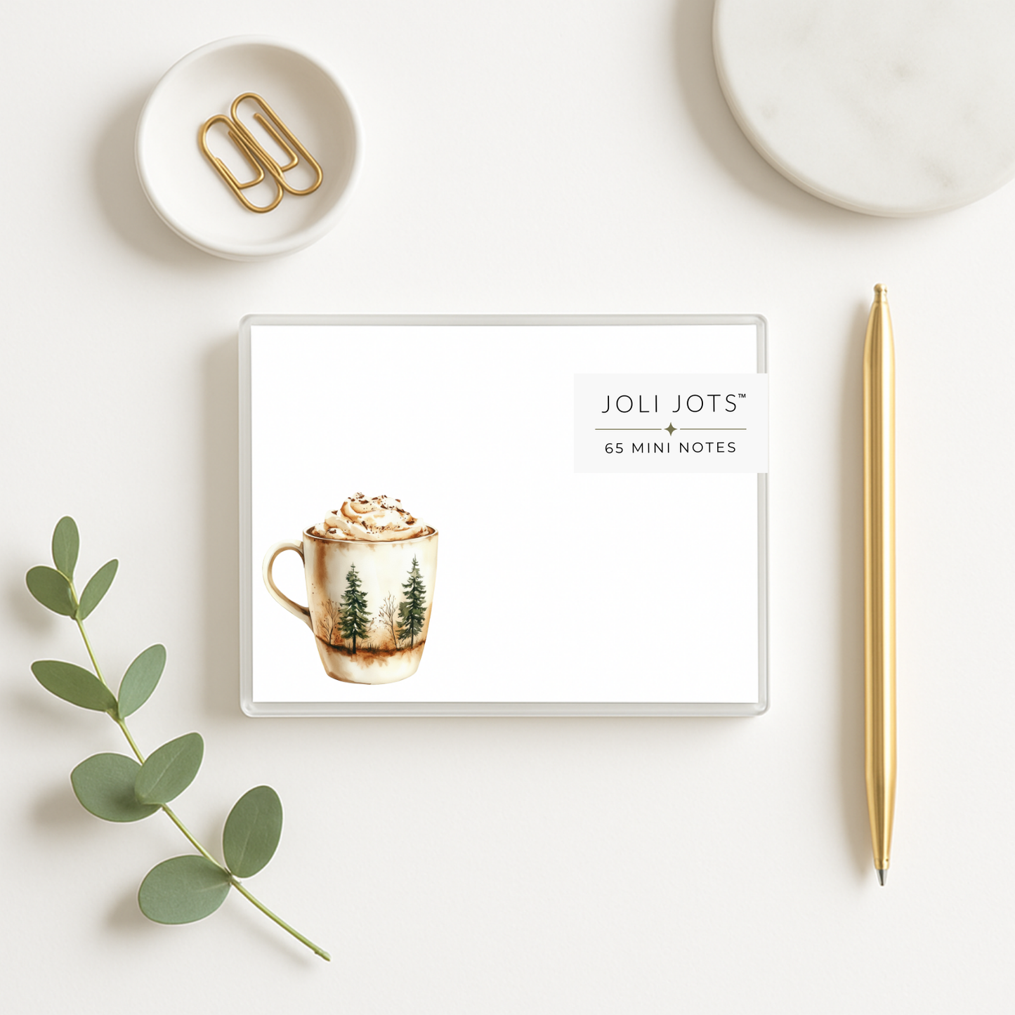 HOT CHOCOLATE MUG MINI NOTES - JOLI JOTS™
