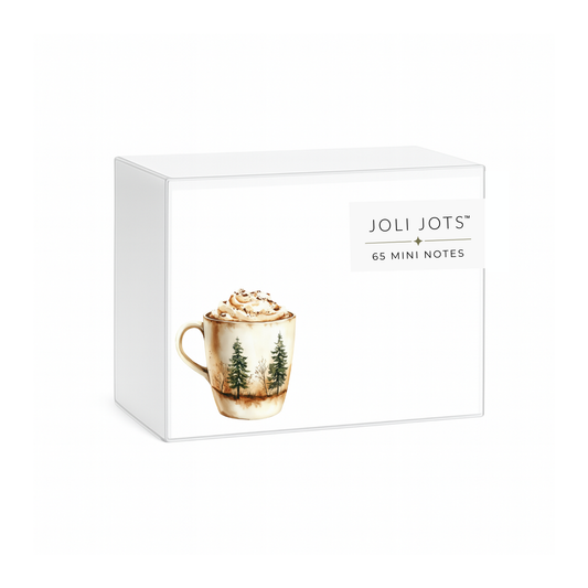 HOT CHOCOLATE MUG MINI NOTES - JOLI JOTS™