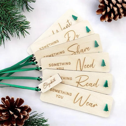 PERSONALIZED SIX GIFT RULE GIFT TAGS