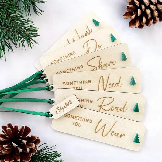 PERSONALIZED SIX GIFT RULE GIFT TAGS