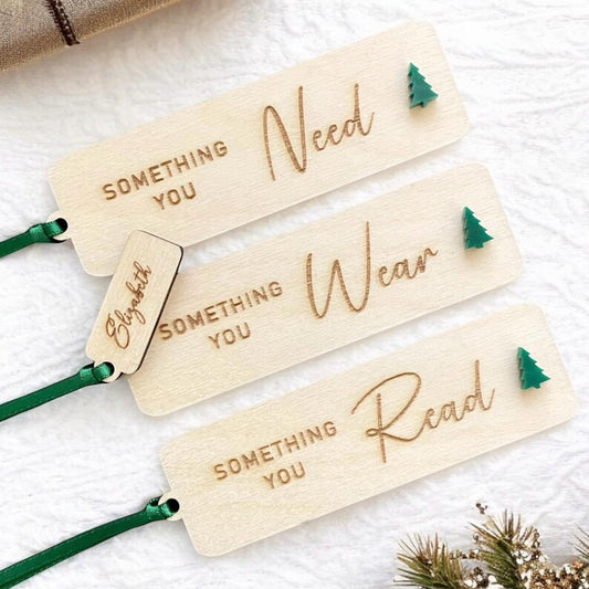PERSONALIZED SIX GIFT RULE GIFT TAGS