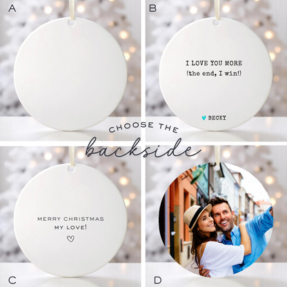 I LOVE YOU MORE ORNAMENT