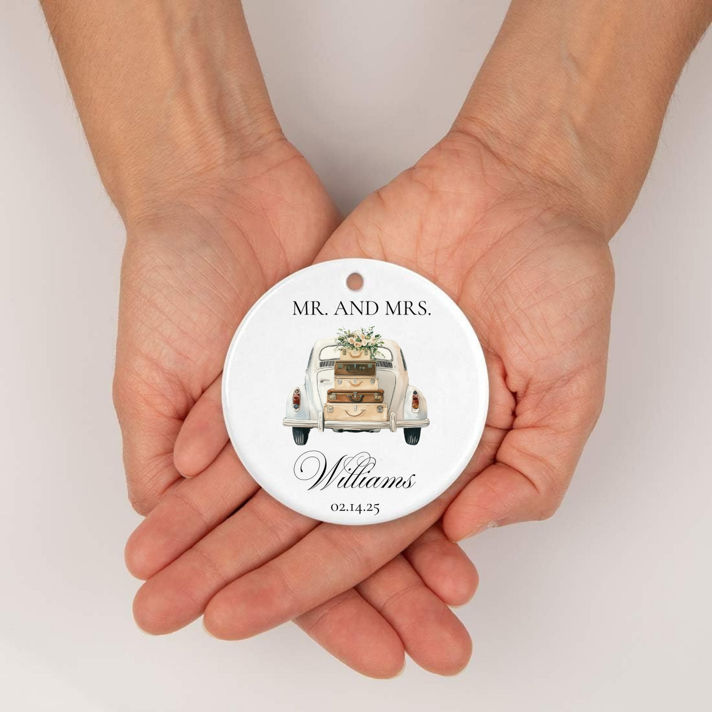 MR. AND MRS. WEDDING ORNAMENT