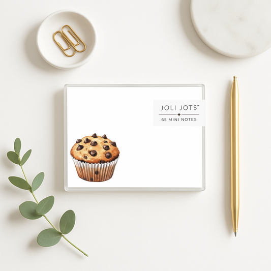CHOCOLATE CHIP MUFFIN MINI NOTES - JOLI JOTS™