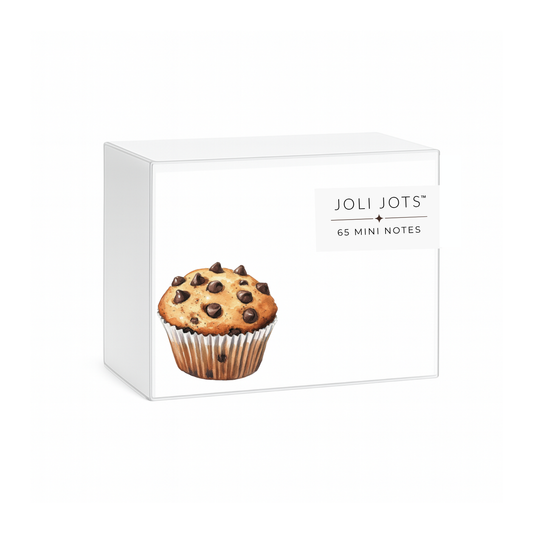 CHOCOLATE CHIP MUFFIN MINI NOTES - JOLI JOTS™