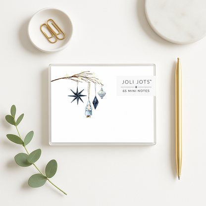 BLUE NORDIC CHRISTMAS MINI NOTES - JOLI JOTS™