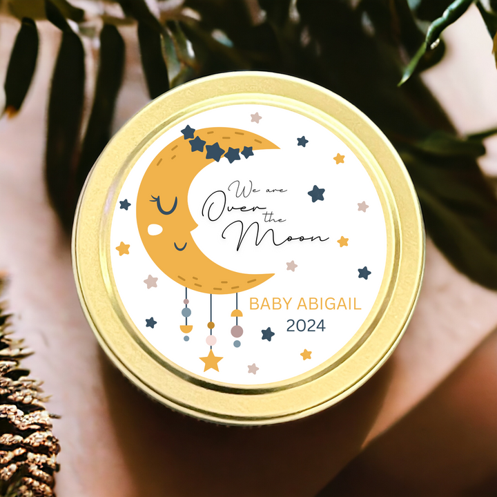 OVER THE MOON CANDLE FAVORS