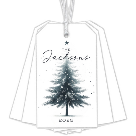 CHRISTMAS TREE GIFT TAGS