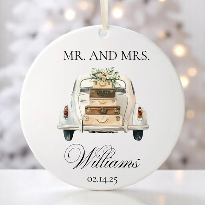 MR. AND MRS. WEDDING ORNAMENT