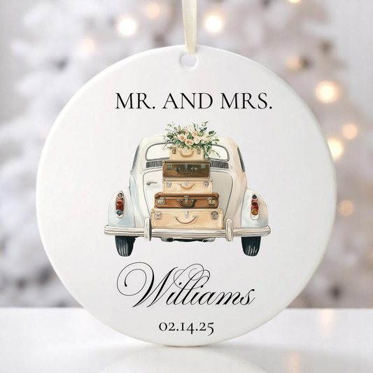 MR. AND MRS. WEDDING ORNAMENT