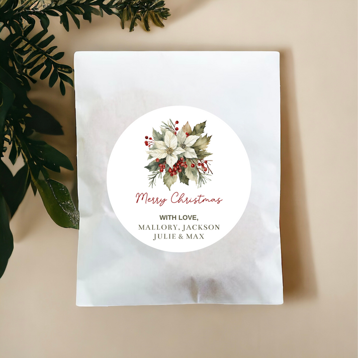 POINSETTIA LABELS