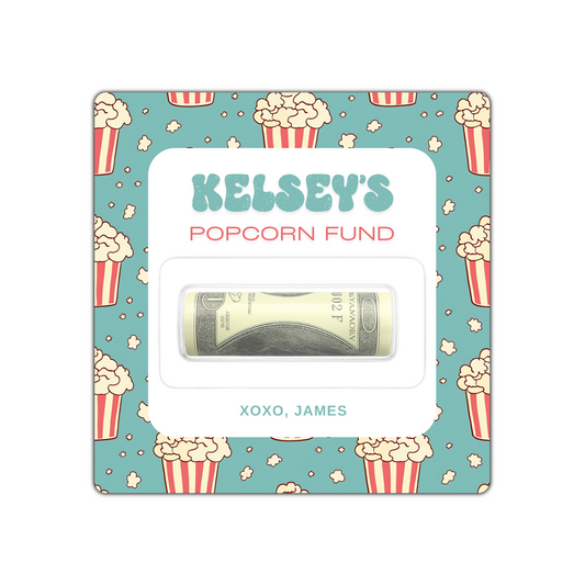 POPCORN MONEY CARD HOLDER