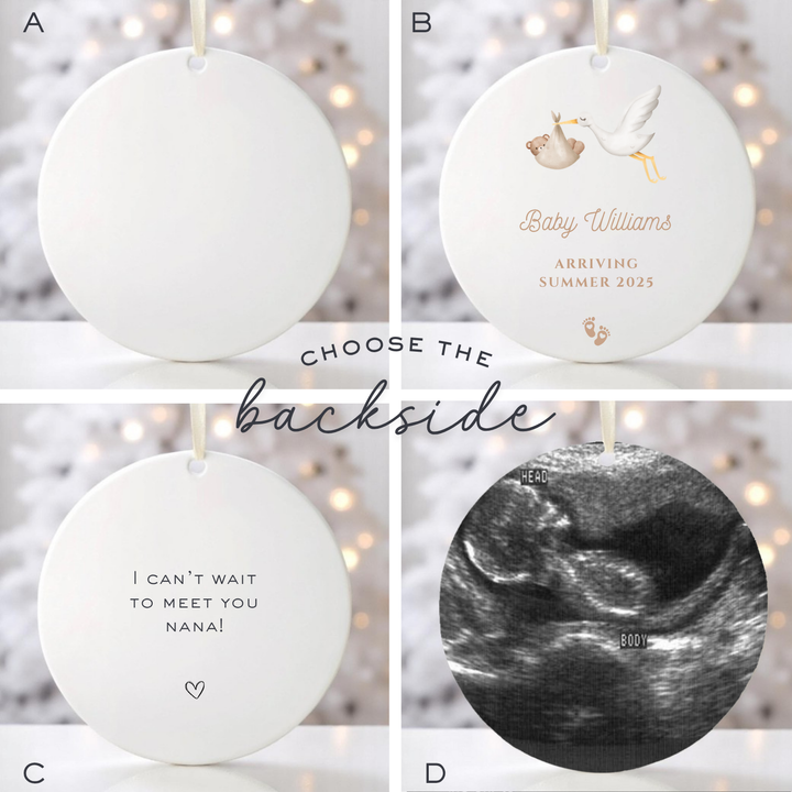 PREGNANCY ANNOUNCEMENT ORNAMENT