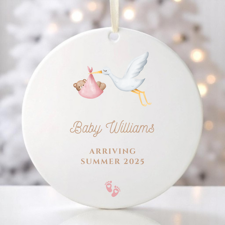 PREGNANCY ANNOUNCEMENT ORNAMENT