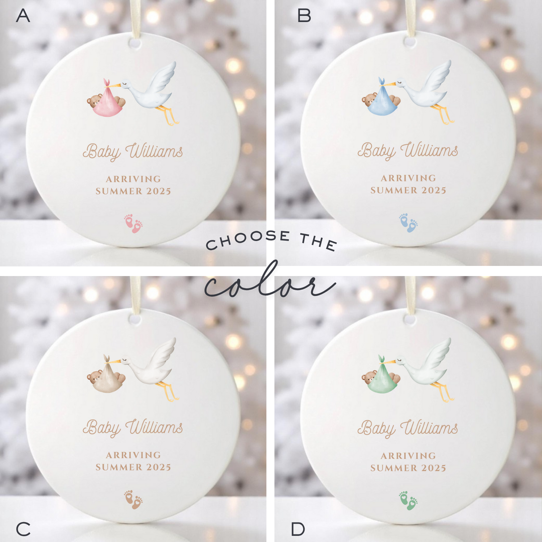 PREGNANCY ANNOUNCEMENT ORNAMENT