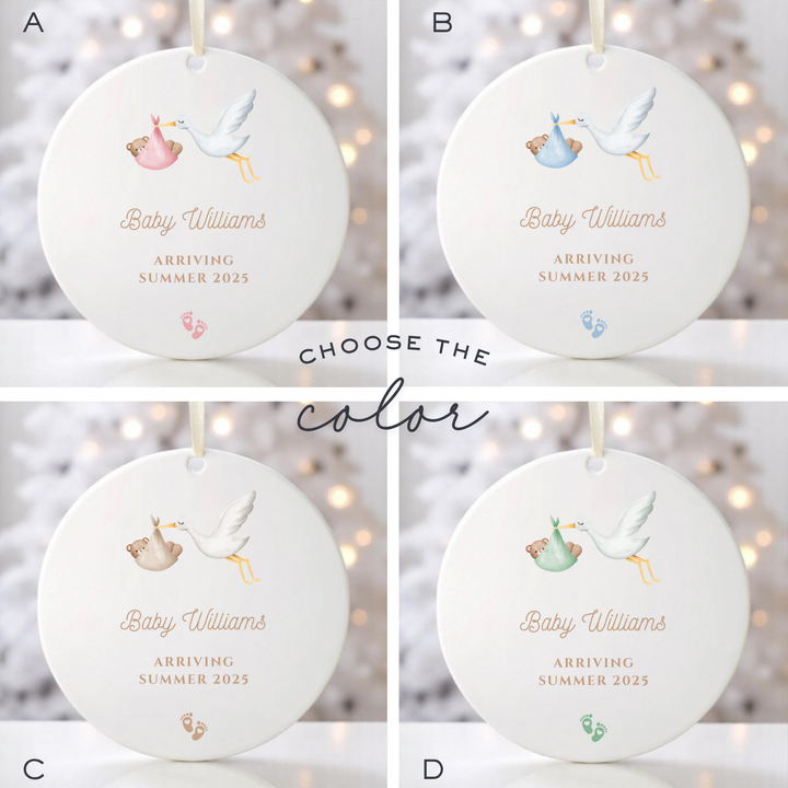 PREGNANCY ANNOUNCEMENT ORNAMENT